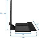 Wall Mount Monitor and Keyboard